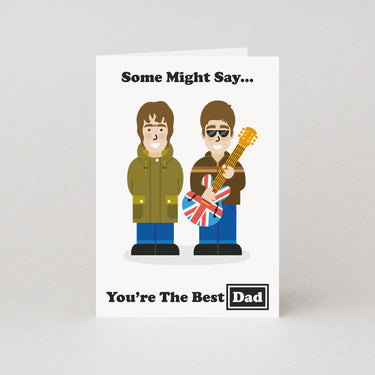 Some Might Say - Britpop Fathers Day Card
