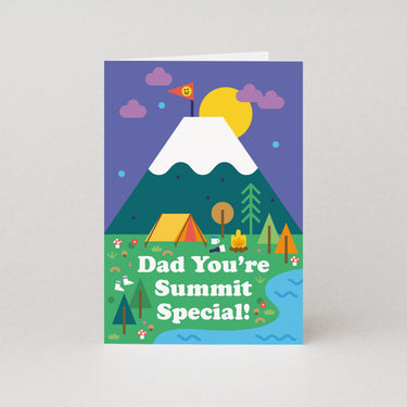 Walking Hiking - Fathers Day Card