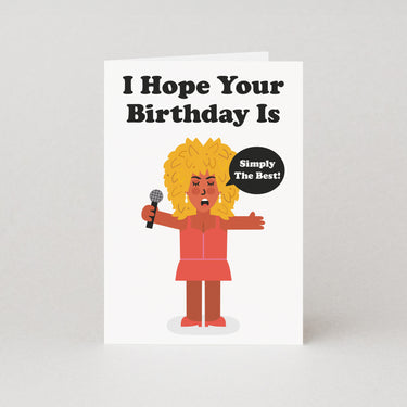 Simply The Best Birthday Card