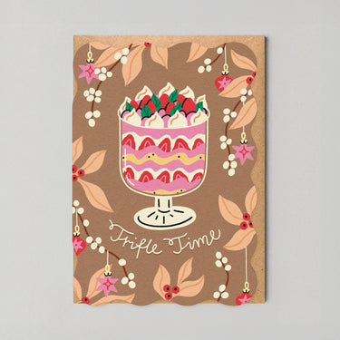 Trifle Time Christmas - Die Cut Card By Edyta Demurat