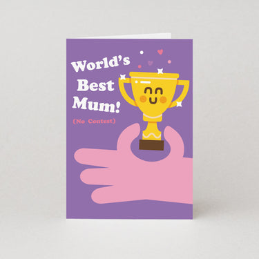 Trophy (World's Best Mum) - Mother's Day Card