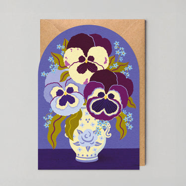 Violas by Edyta Demerit - Art Card