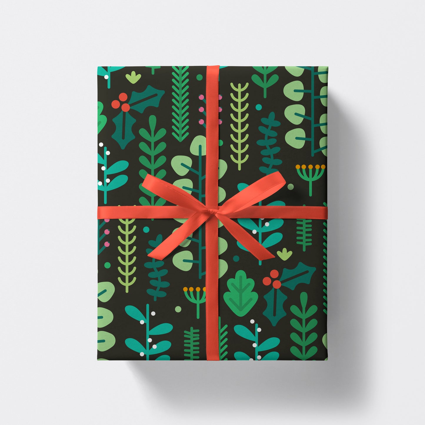 Botanical Christmas Gift Wrap