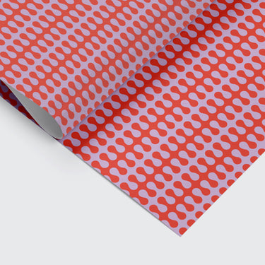wrapping paper with psychedelic pattern on it