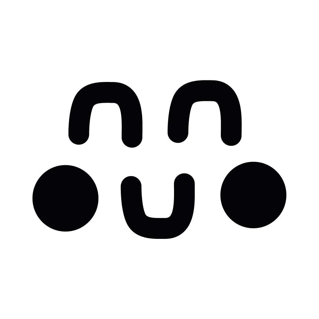 square white background with black illustration of a smiley face