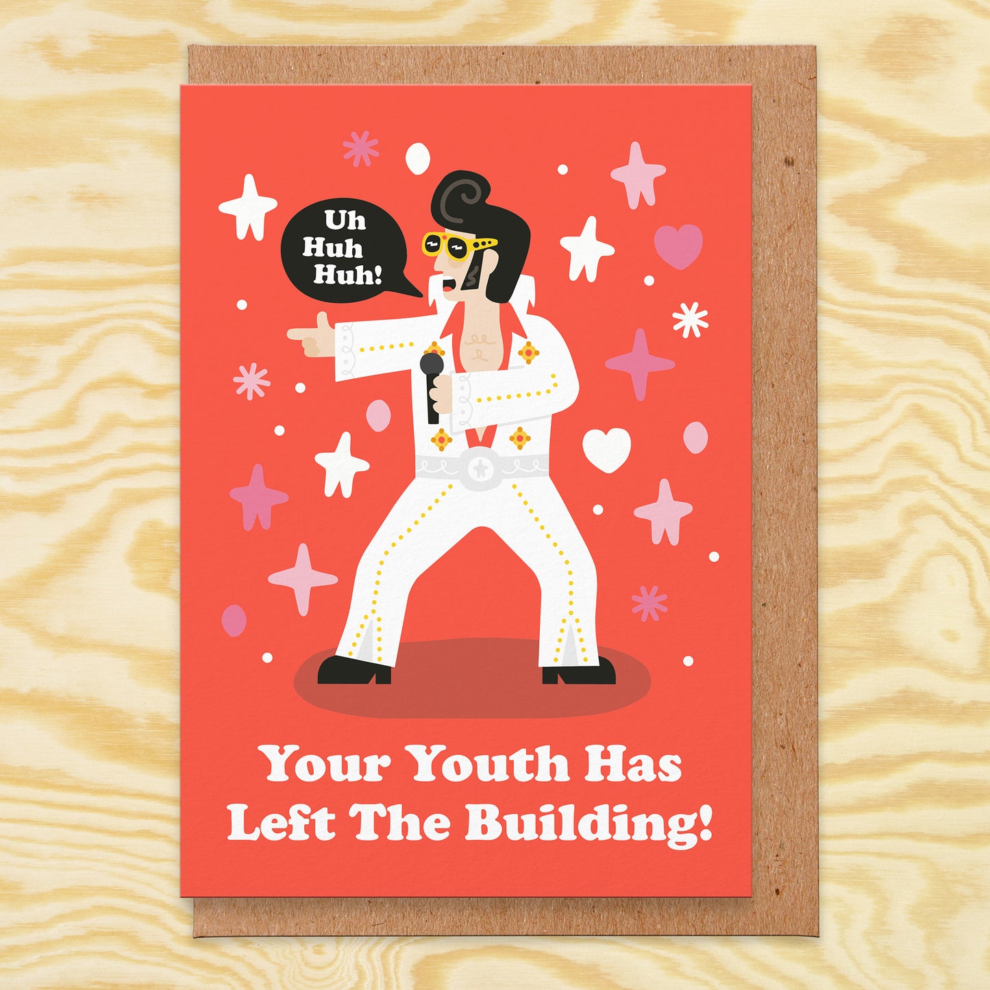 Your Youth Has Left The Building - Birthday Card
