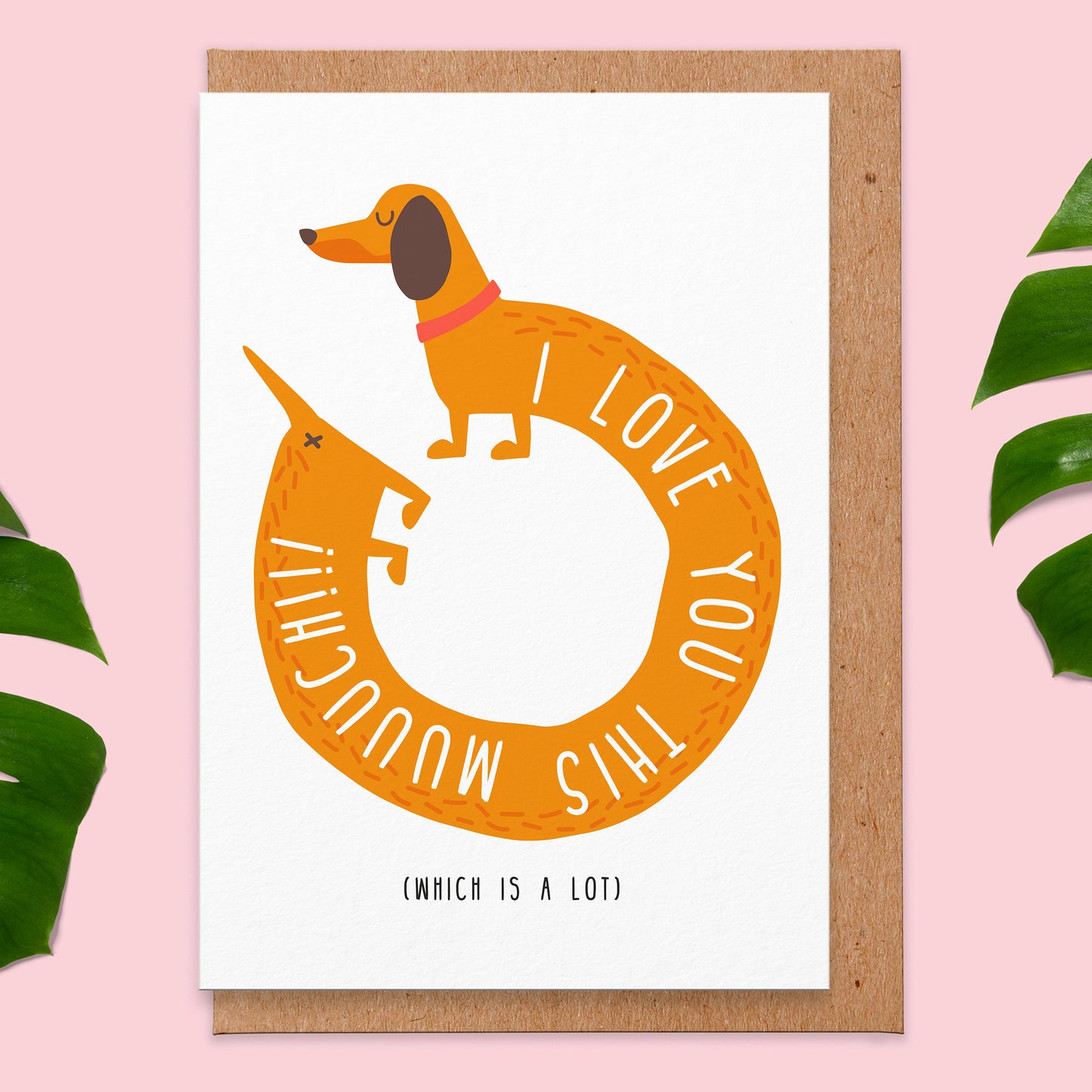 I Love You This Much Valentines Card